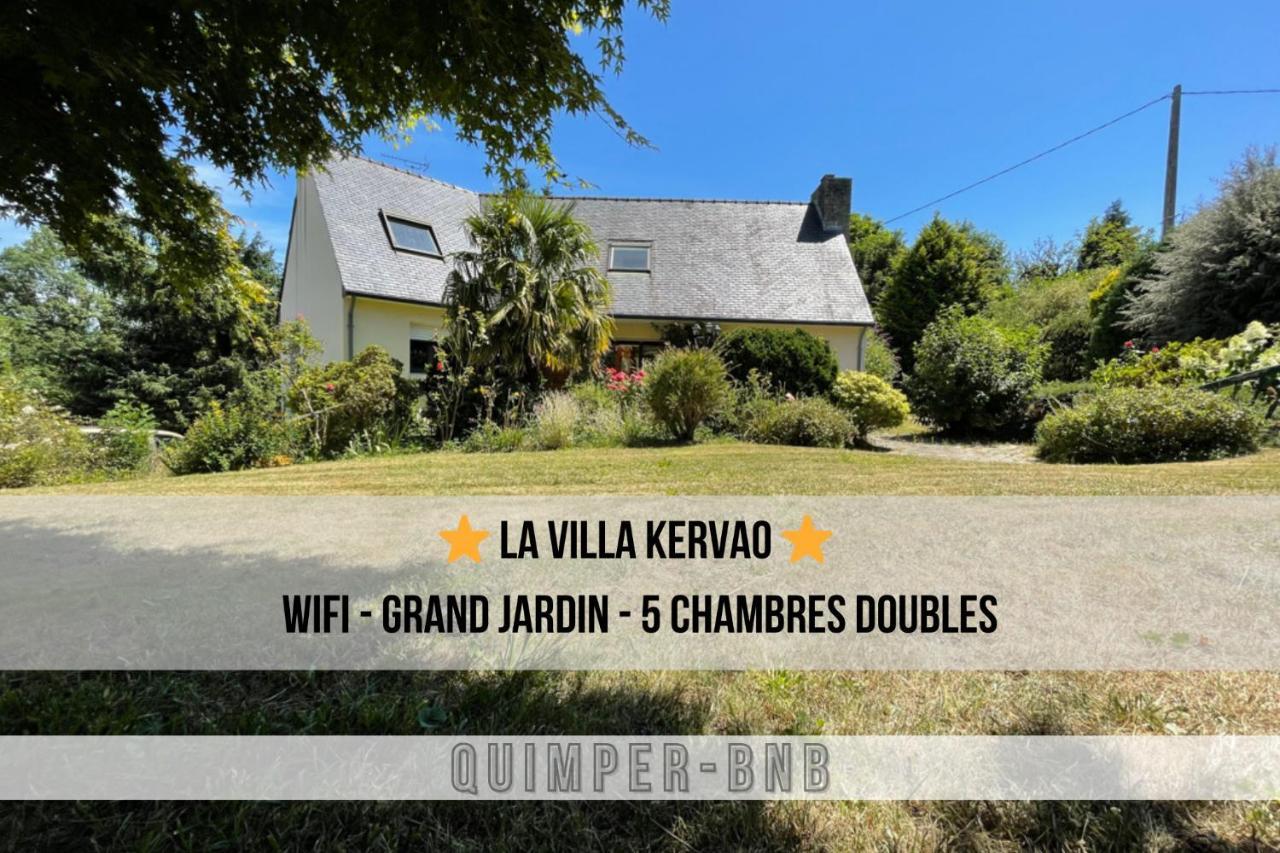 La Kervao - Maison 5 Chambres - Jardin - Terrasse - Internet Quimper Buitenkant foto